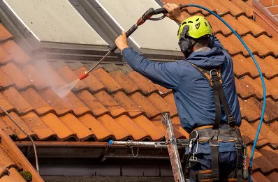 Démoussage et hydrofuge de toiture à Barbachen
